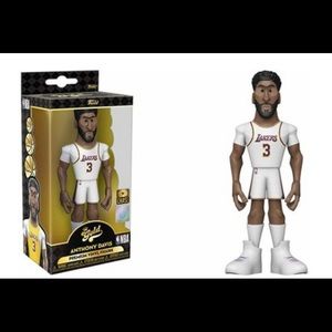 NEW Funko Pop GOLD 5 Inch Anthony Davis CHASE Los Angeles Lakers White Jersey